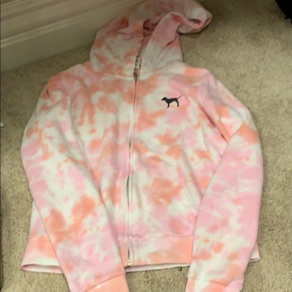 Pink Tye Dye Hoodie